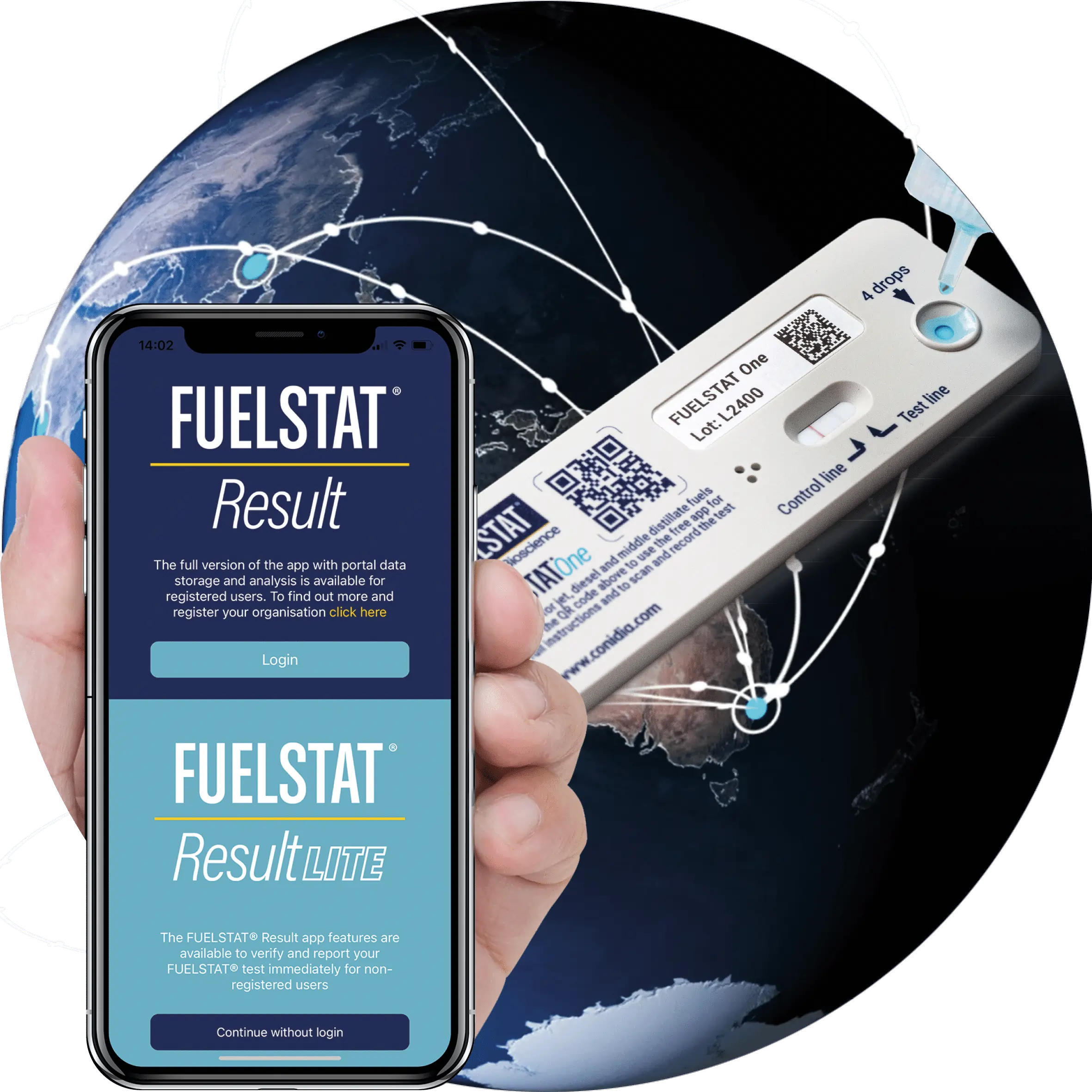 Roundel-FUELSTAT-Result-with-FUELSTAT-One-globe Roundel Fuelstat Results with Fuelstat One globe