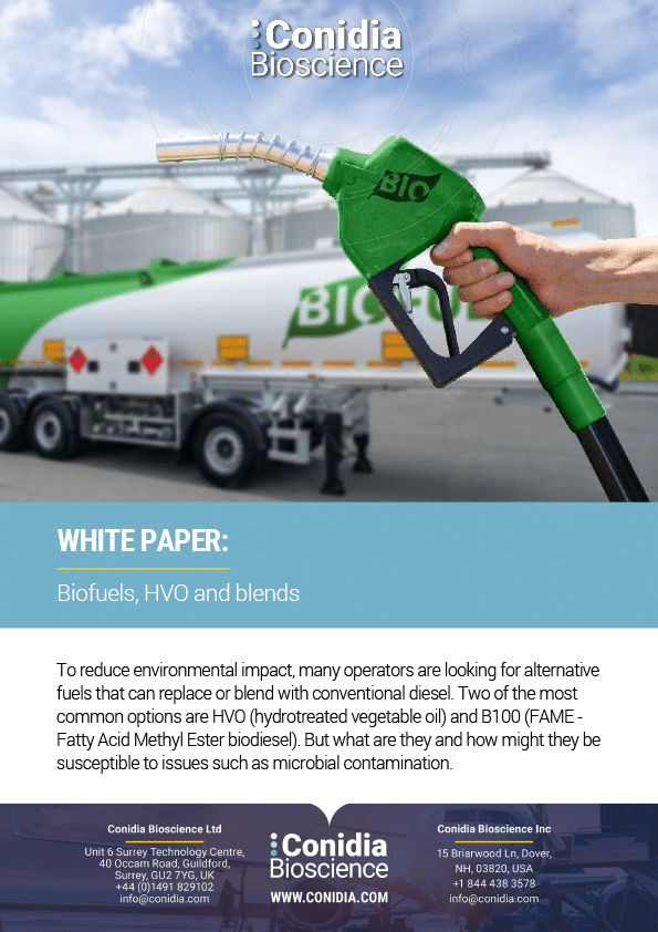 Biofuels, HVO and Microbial Contamination: The Promise and Pitfalls of a Cleaner Energy Transition